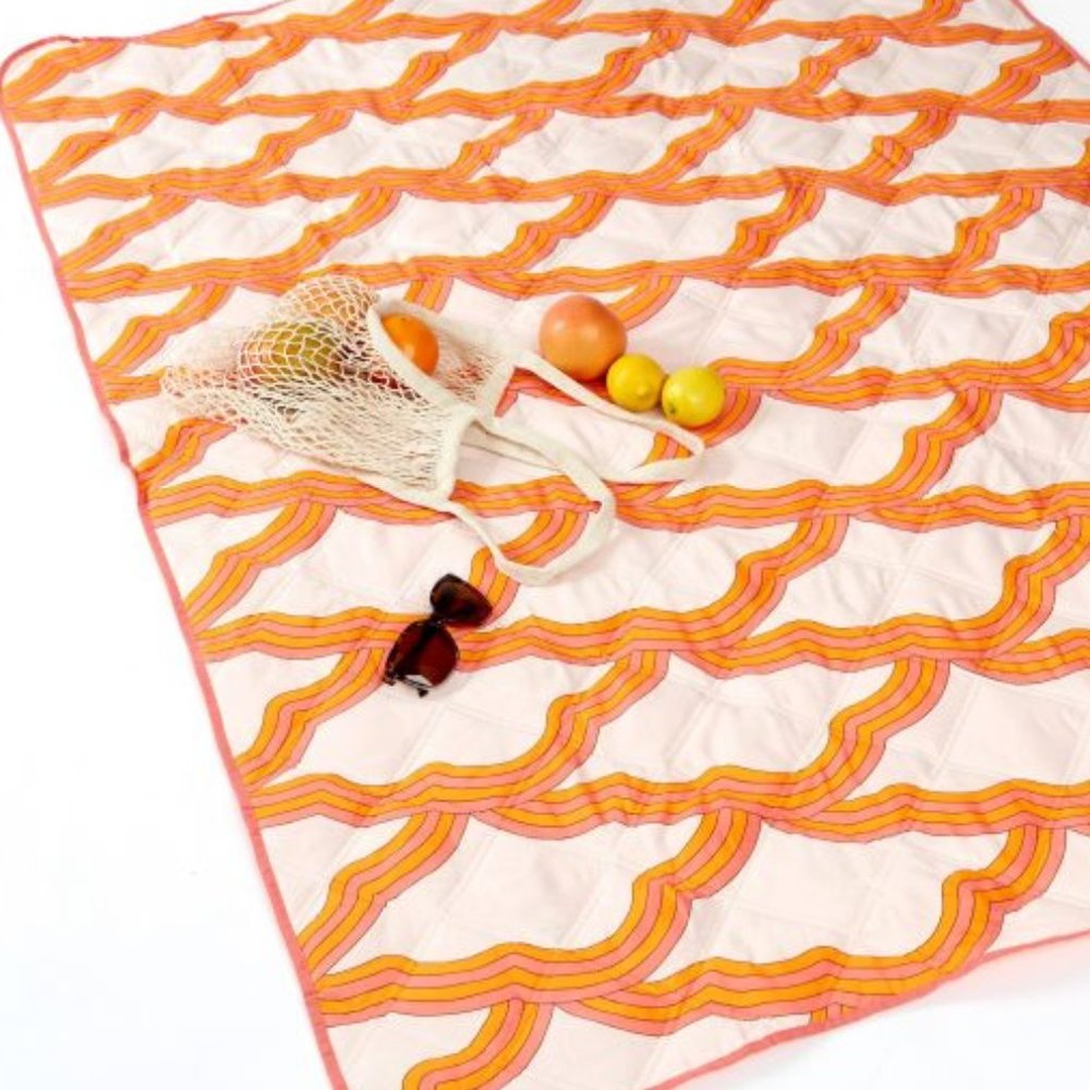 Brand New Society6 Outdoor Blanket Beach Picnic  Size 50" x 70" - Picture 8 of 9